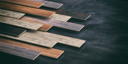 Examples of commercial laminate flooring samples